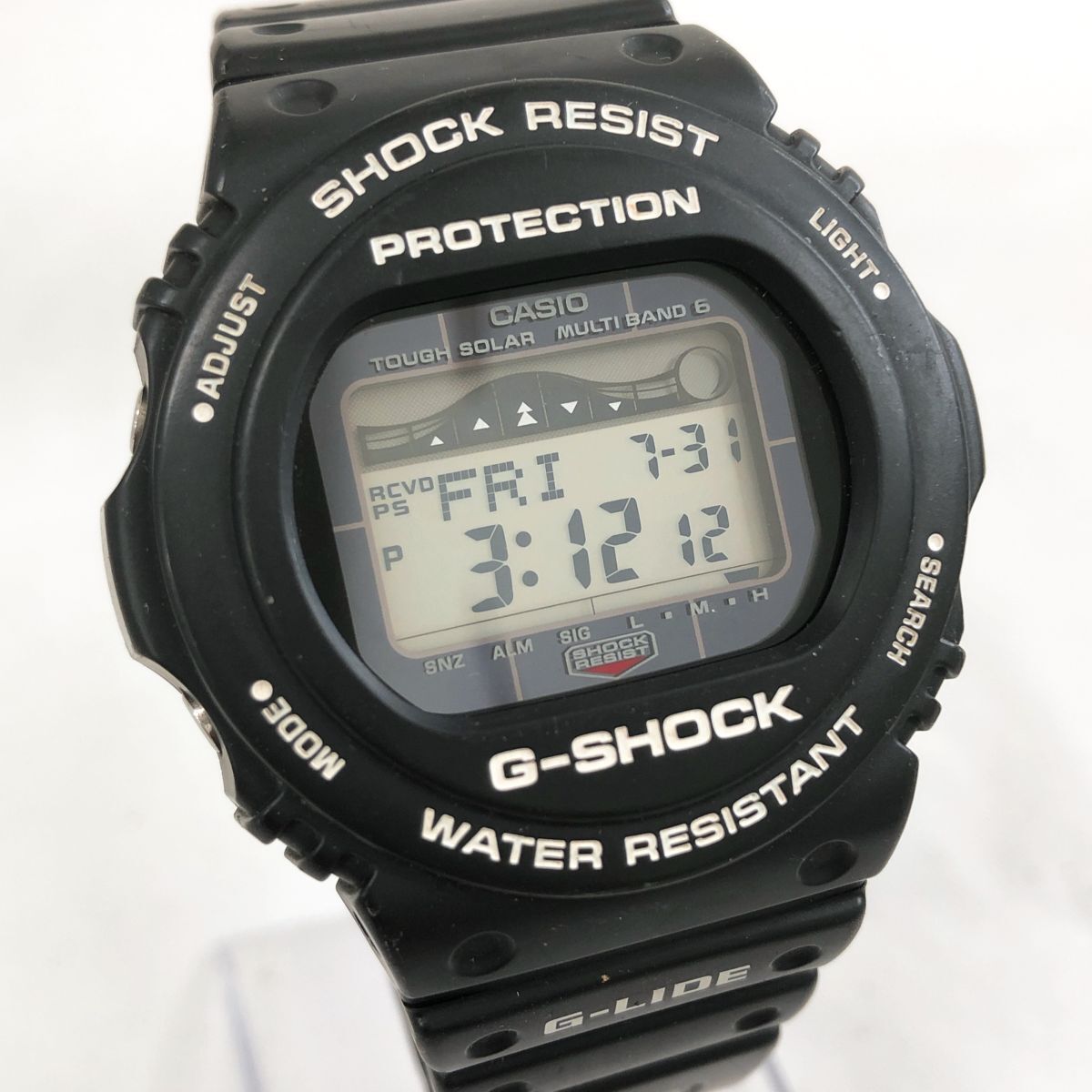 美品 CASIO カシオ G-SHOCK ジーショック マルチバンド6 GWX-5700CS-1JF 腕時計 デジタル 電波ソーラー タフソーラー 動作確認済み拍卖