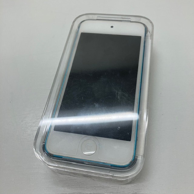 9071|【ジャンク/32GB】Apple iPod touch 第5世代 ブルー 本体&ケース付き A1421♪拍卖