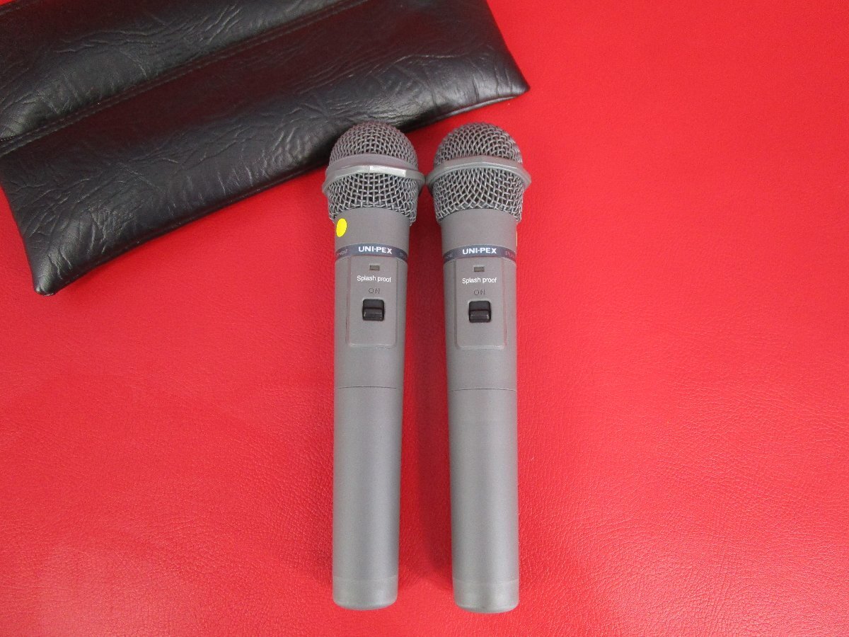 ユニペックス WM-8400 防滴 ワイヤレス マイク 通電OK UNI-PEX まとめて 現状品 梱包A (山 23JHN拍卖