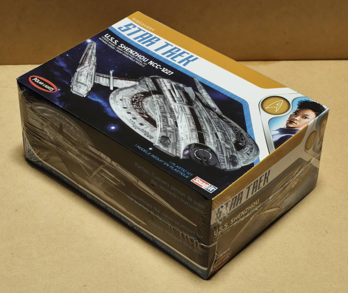 【未開封品】ポーラライツ スタートレックディスカバリー NCC-1227 U.S.S.シェンジョウ 1/2500スケール プラモデル U.S.S. SHENZHOU拍卖