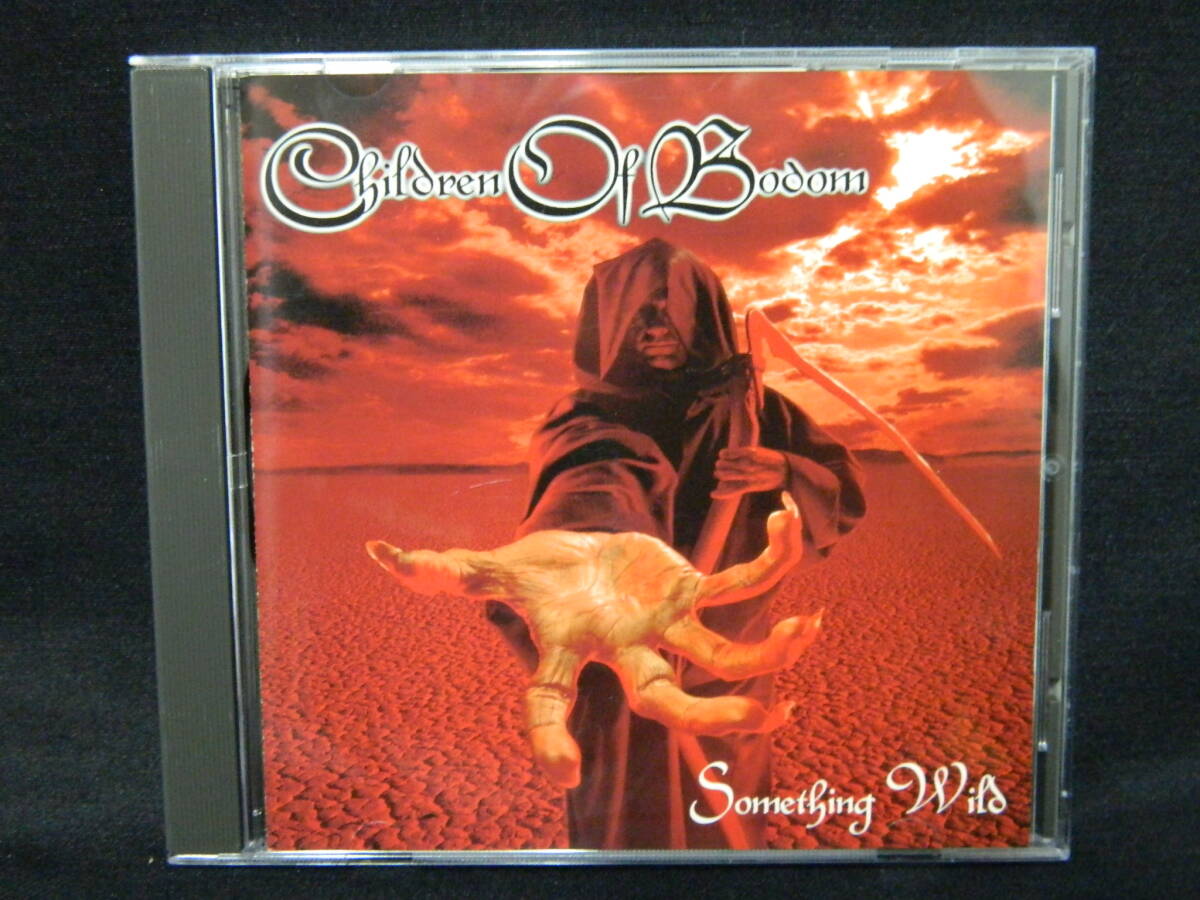 (14) CHILDREN OF BODOM / SOMETHING WILD 日本盤 ジャケ、日本語解説 経年の汚れあり 拍卖