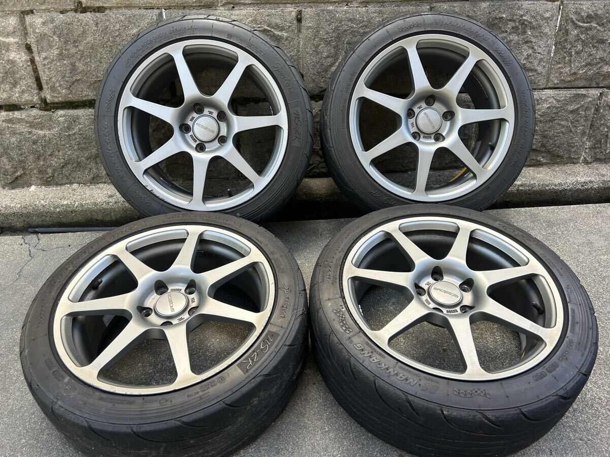 Prodrive プロドライブ GC-07J 17インチ7.5j +50 114.3 5h NS2R 215/45R17 タイヤ付き4本セット 114.3 鍛造軽量拍卖