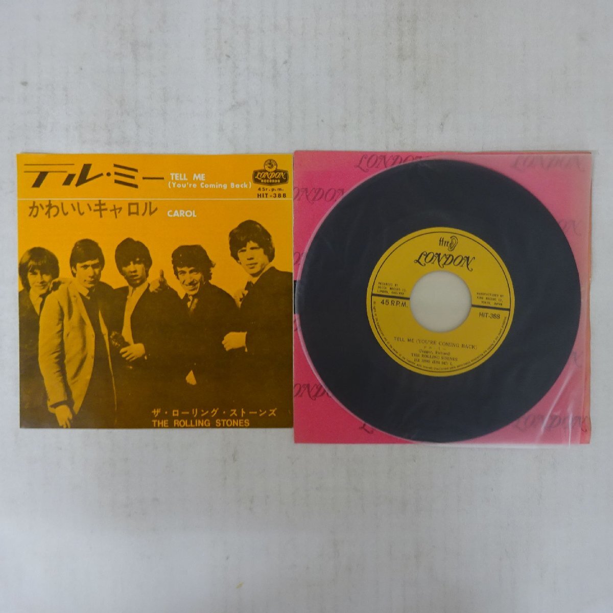 17131502;【国内盤/7inch】ザ・ローリング・ストーンズ / テル・ミー / かわいいキャロル拍卖