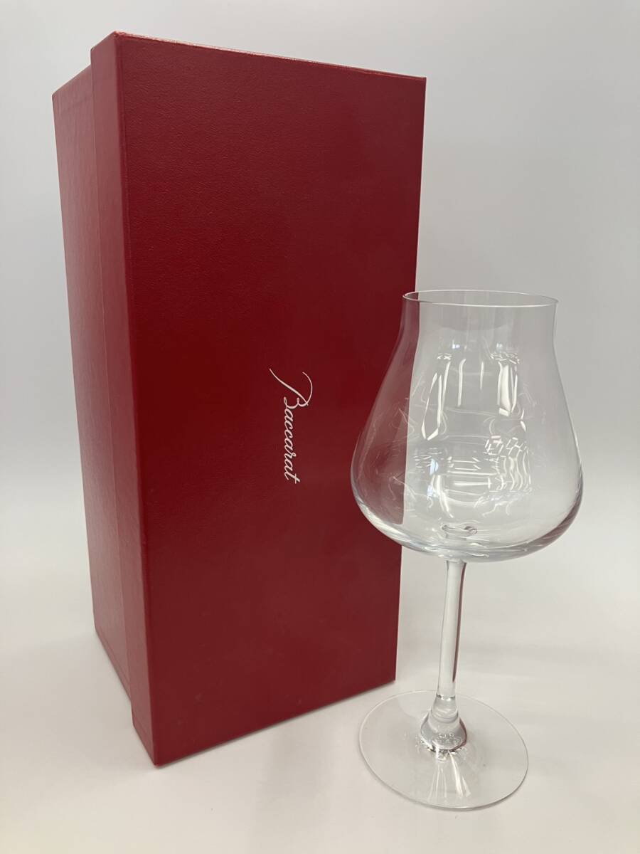 z/z/Y081-143/Baccarat バカラ ワイングラス 1客 シャトーバカラ 箱付き クリスタルガラス 酒器 食器拍卖