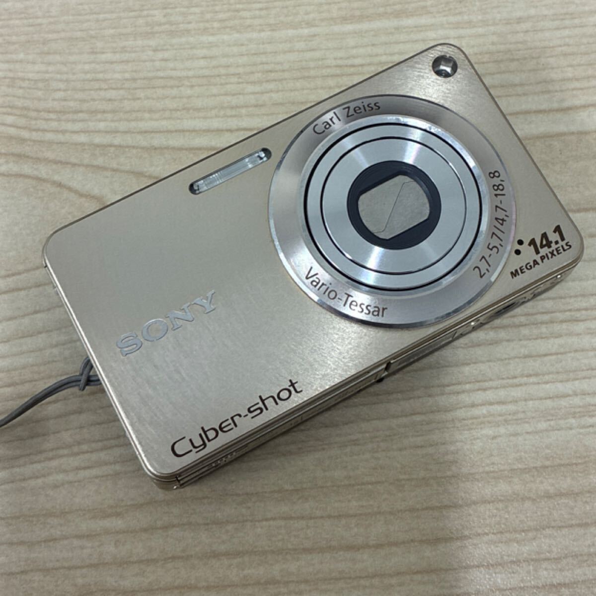 SONY Cyber-shot DSC-W350 ゴールド 14.1メガピクセル デジカメ 現状拍卖