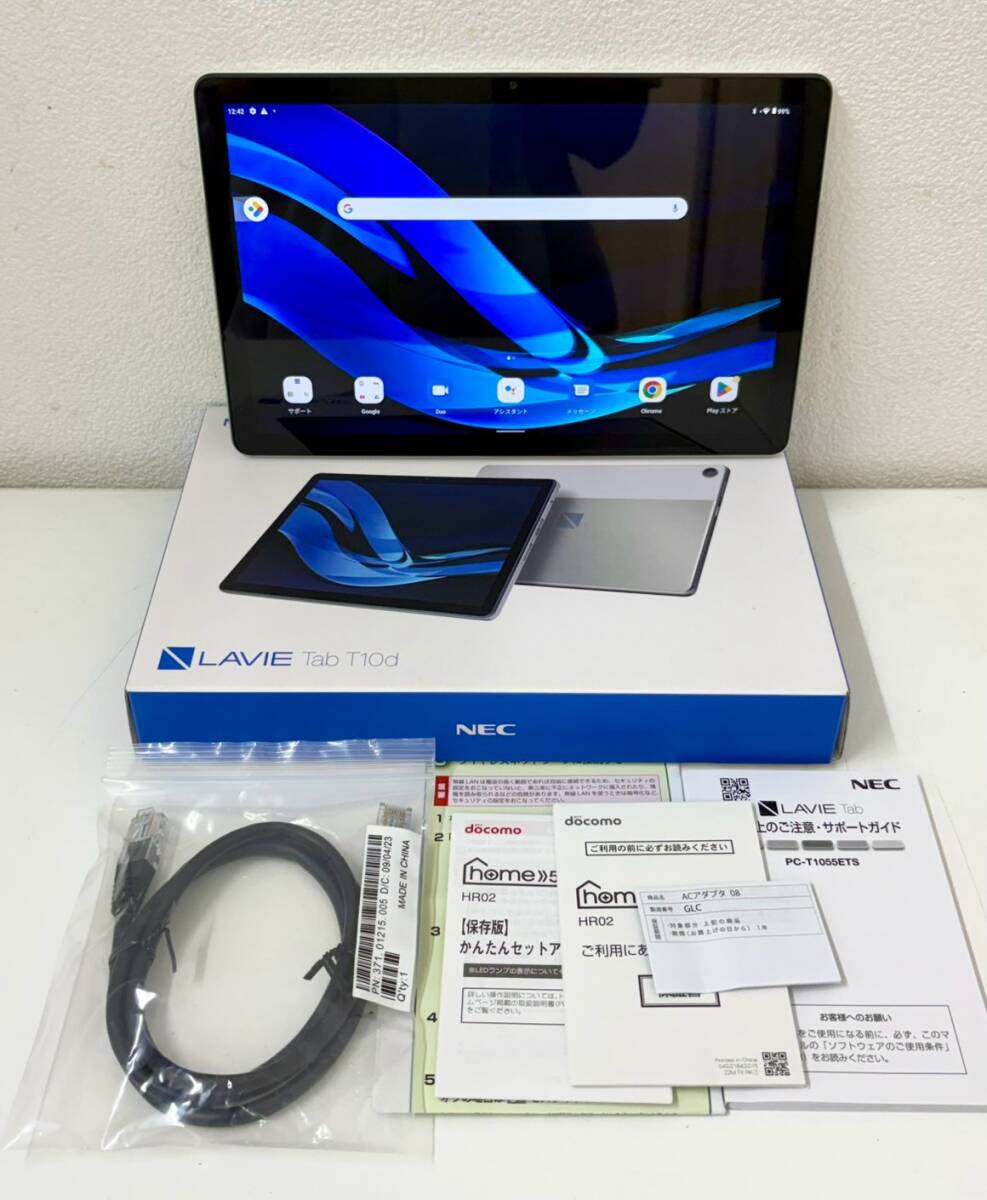 ☆H997■ NEC LAVIE Tab T10d PC-T1055ETS 10.1インチ/UNISOC T610/Android 12/4GB/64GB タブレット拍卖