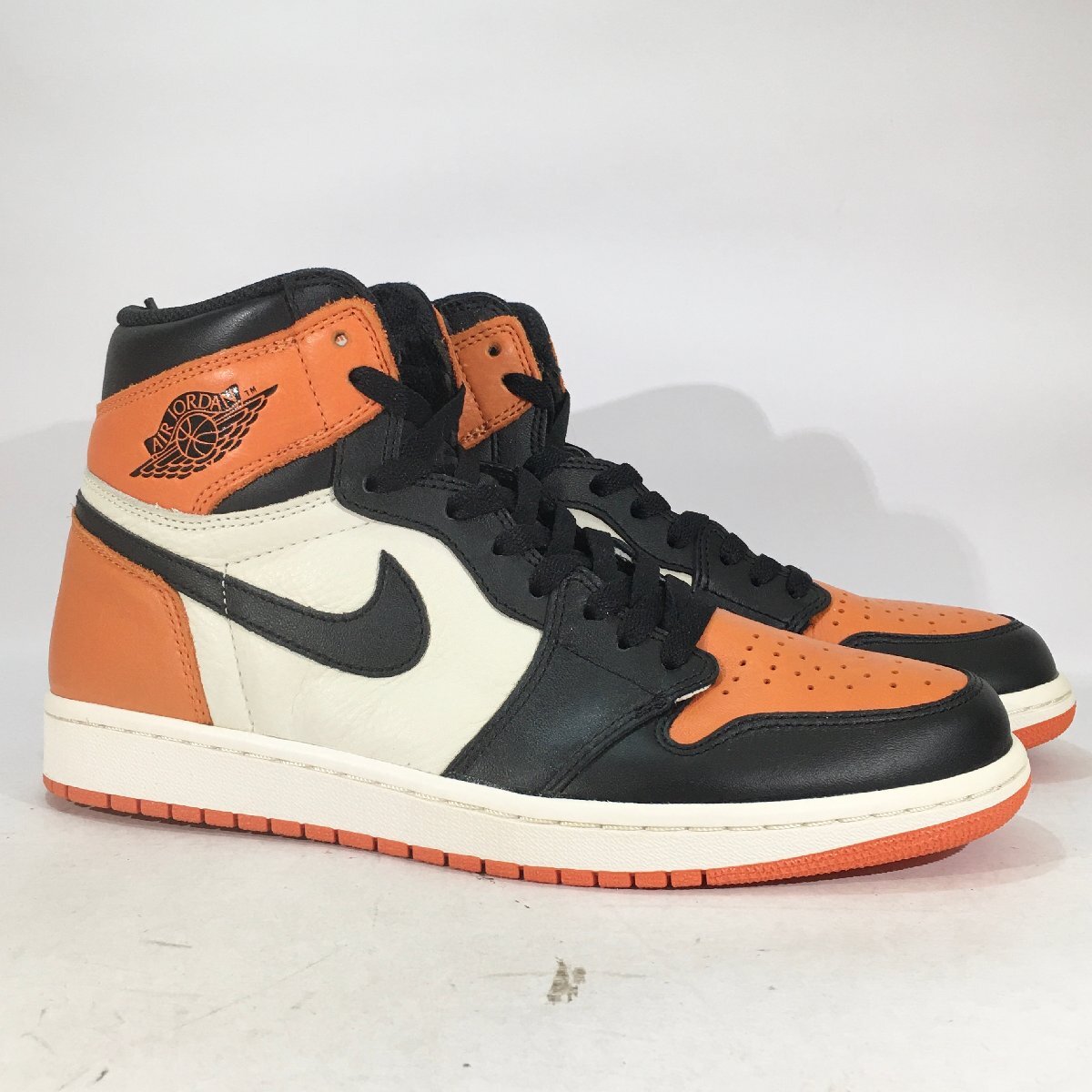 28cm AIR JORDAN 1 RETRO HIGH OG SHATTERED BACKBOARD 555088-005 エアジョーダン1 シャッタードバックボードH108773 2100000109531 TYO拍卖
