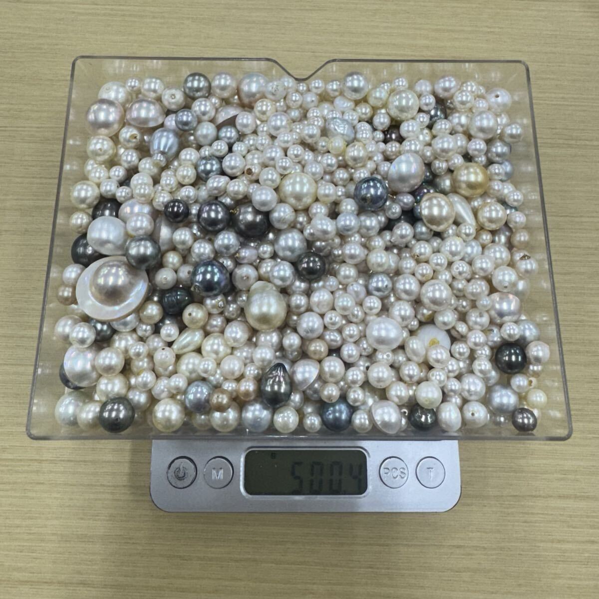 1円からスタート パール等 ルースまとめ 約500g拍卖