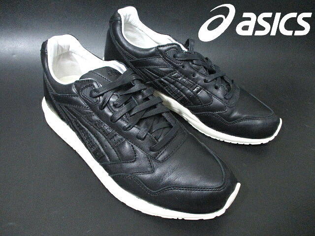 新品 未使用■ 希少品 アシックス キス 限定コラボ ゲルサガ ASICS x KITH Grand Opening GEL SAGA 黒 26cm レザー H44HK拍卖