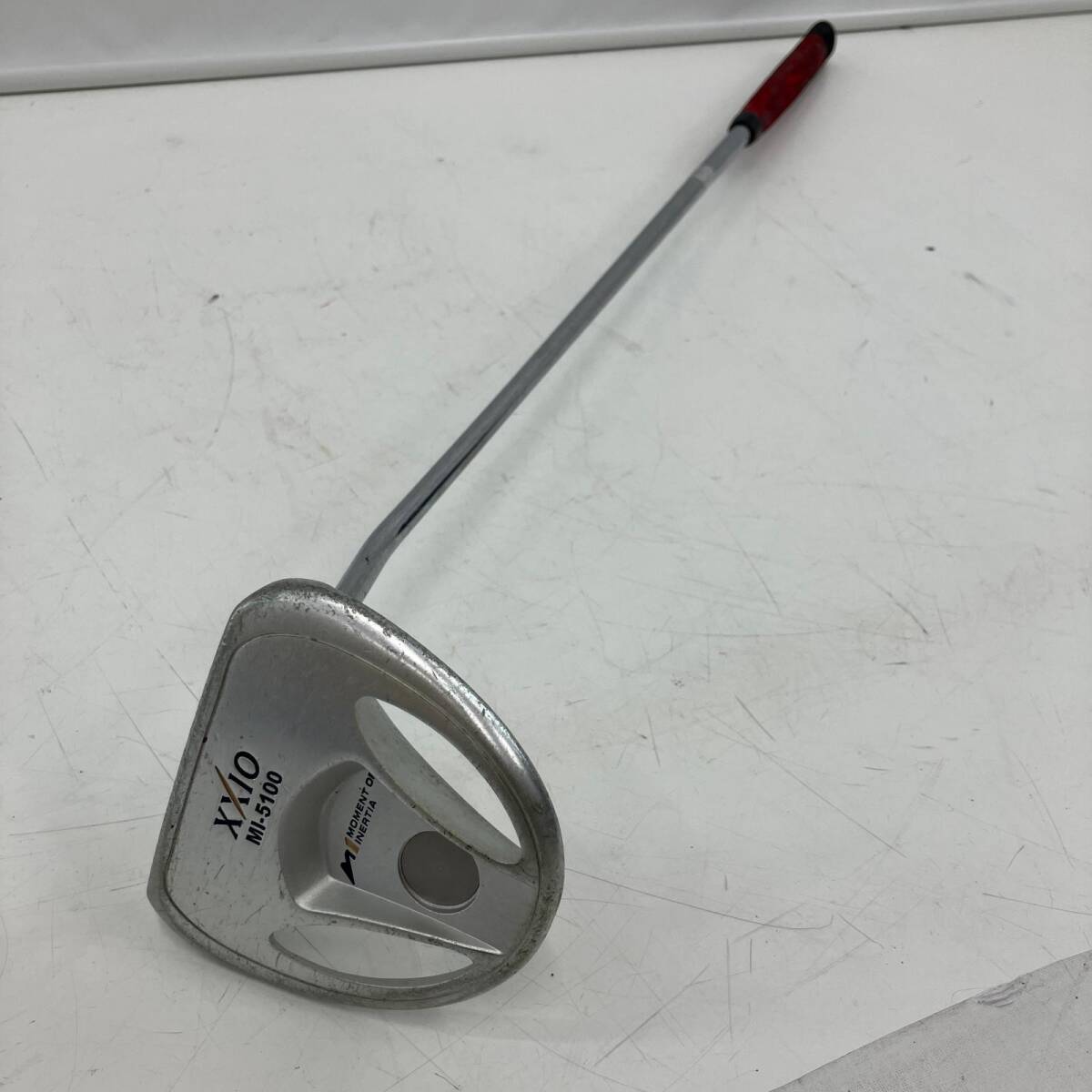 △ ダンロップ DUNLOP パター ゼクシオ XXIO MI-5100 シルバー レッド マレット スチールシャフト ゴルフクラブ 中古 現状品拍卖