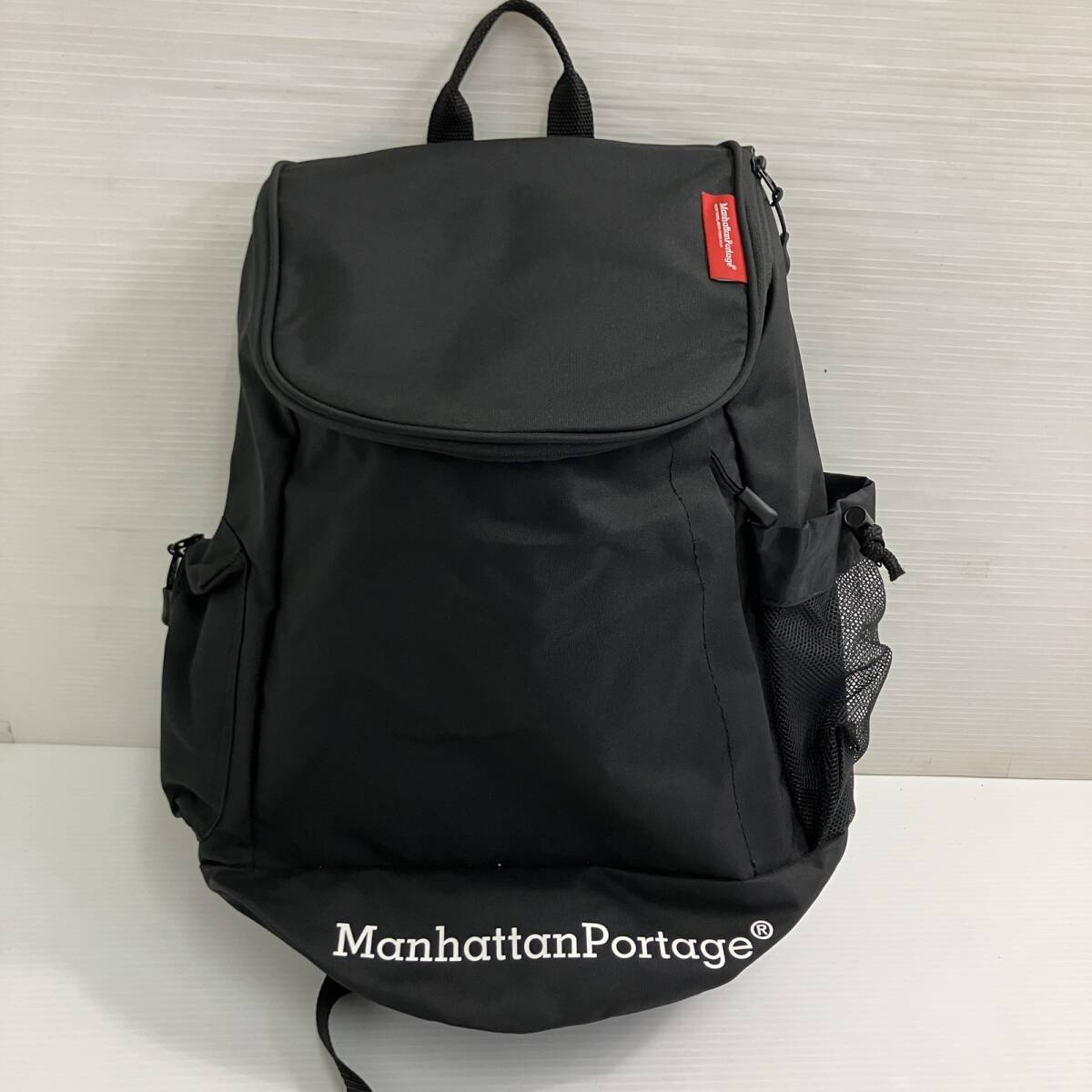◆ Manhattan Portage マンハッタンポーテージ リュック・デイパック Townsend Backpack バックパック ロゴタグ ブラック 中古品拍卖