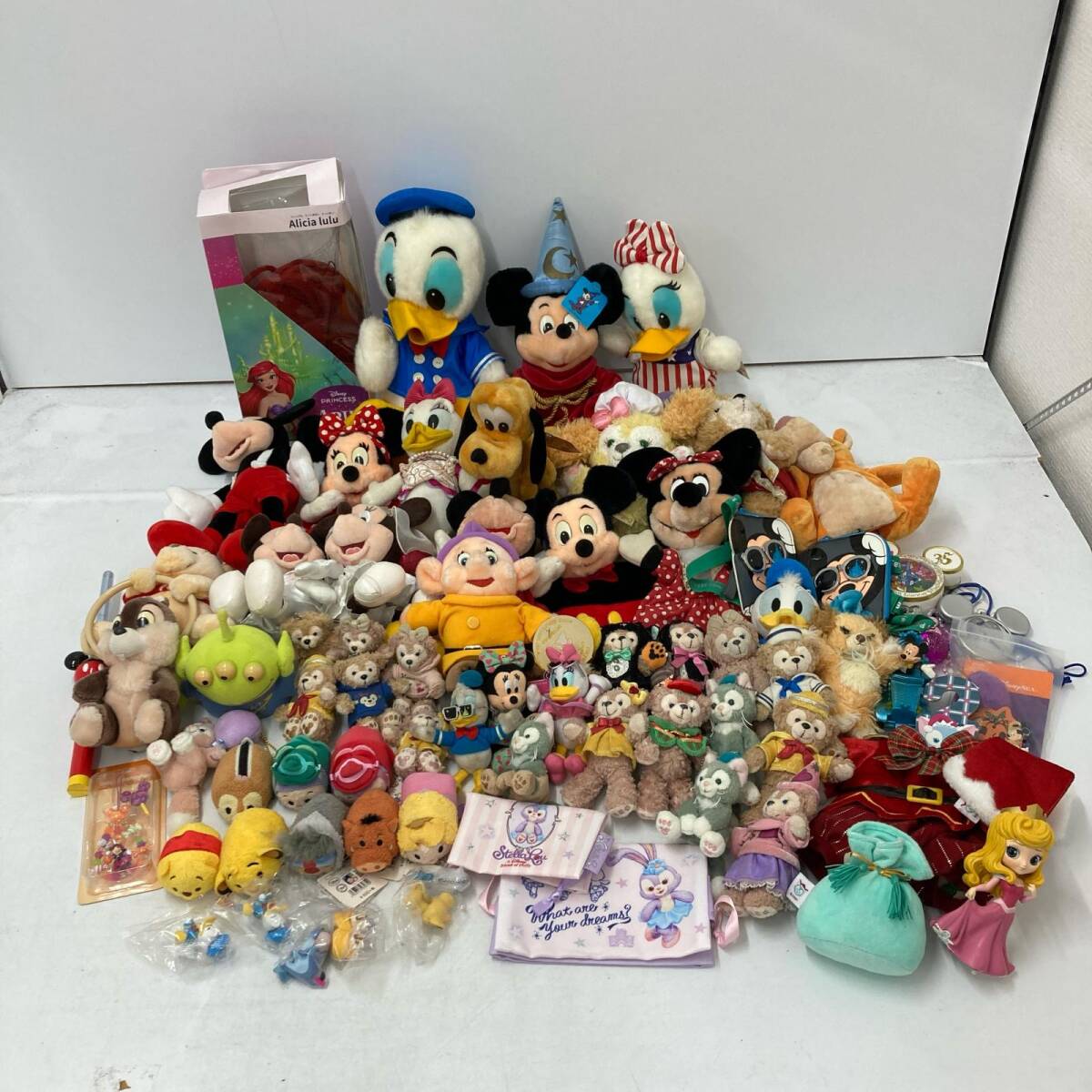 △ ディズニー Disney グッズ ぬいぐるみ ミッキー デイジー プルート ダッフィー TDR TDS コレクション レトロ 卸 まとめ商品 5.47kg拍卖