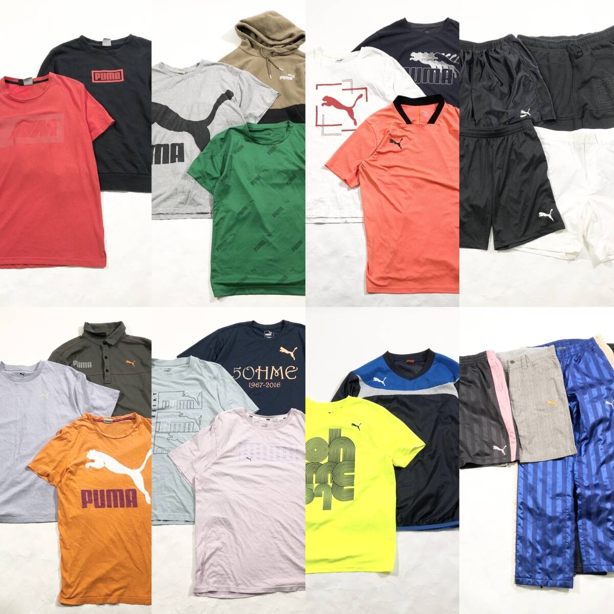 ★ PUMA プーマ 24点 まとめ商品 Tシャツ パーカ トップス ボトムス パンツ ジャージ サイズMIX メンズ ロゴ スポーツブランド 卸 現状品拍卖