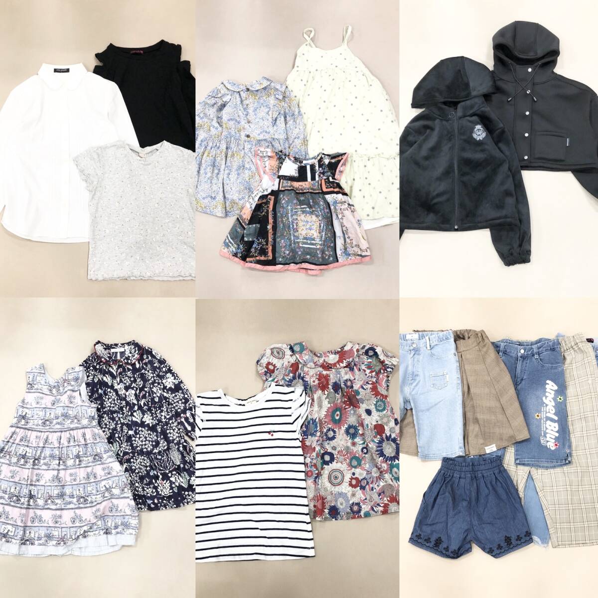 ★ ナルミヤ ブランド 子供服 18点 まとめ Lovetoxic petit main ANNA SUI 等 トップス ボトムス ワンピ アウター 等 サイズMIX 卸 現状品拍卖