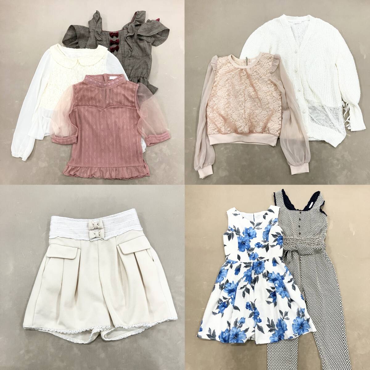 ★ LIZ LISA リズリサ 8点 まとめ ワンピース トップス ボトムス 等 ガーリー ゴスロリ 量産 姫 ロリ サイズMIX 花柄 レース 卸 現状品拍卖