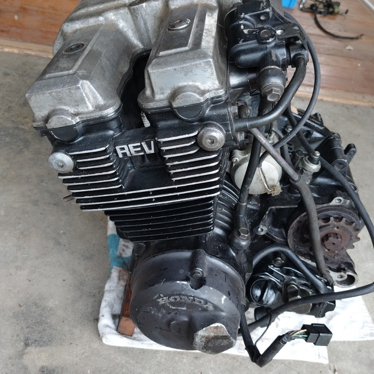 希少!当時物 CBR400F エンジン REV オーバーホールベース 部品取り ストック用 レブ CBX400F CBX550F BEET 拍卖