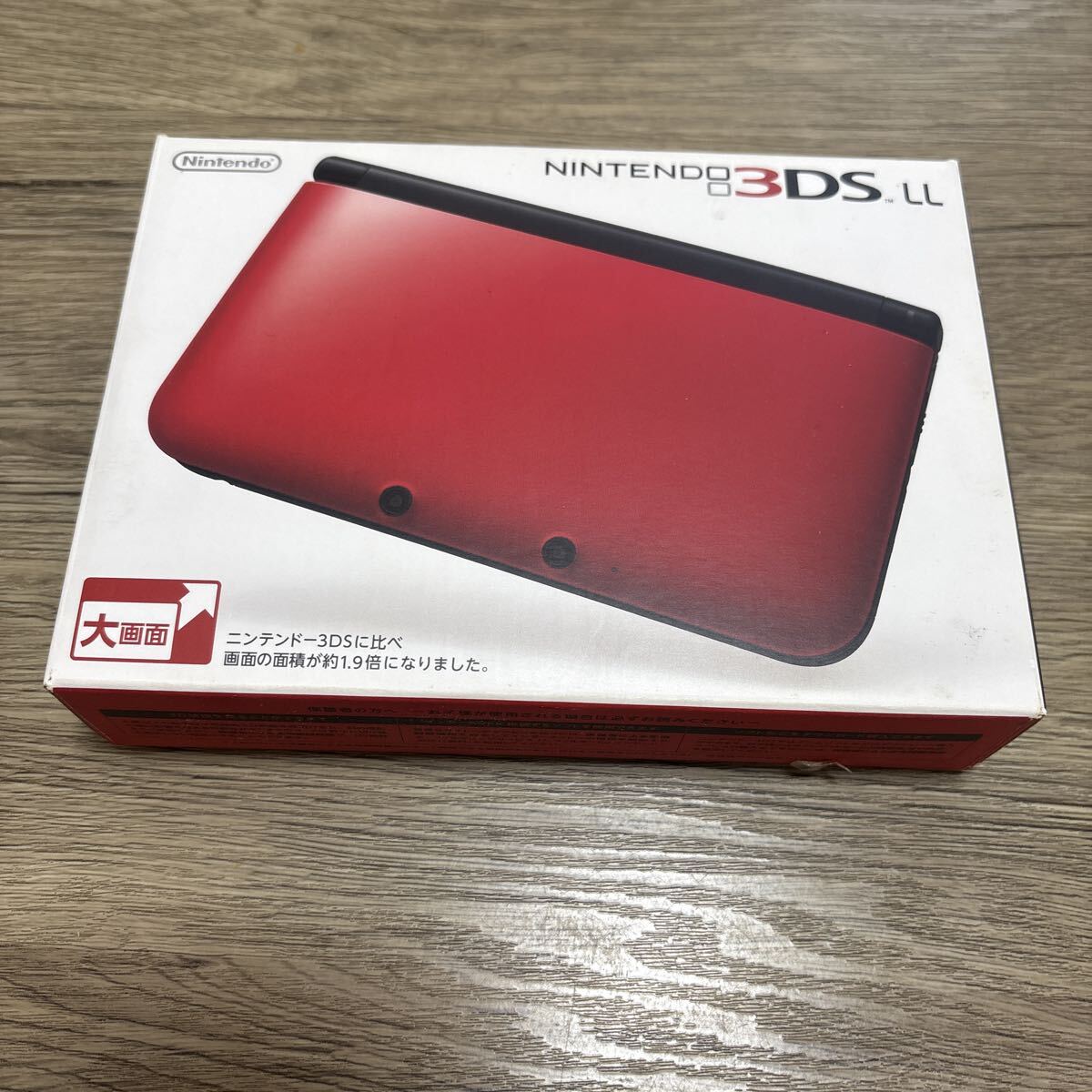 ニンテンドー3DS LL レッド×ブラック 動作確認済み 箱・説明書付き タッチペン・ケース付き 美品拍卖
