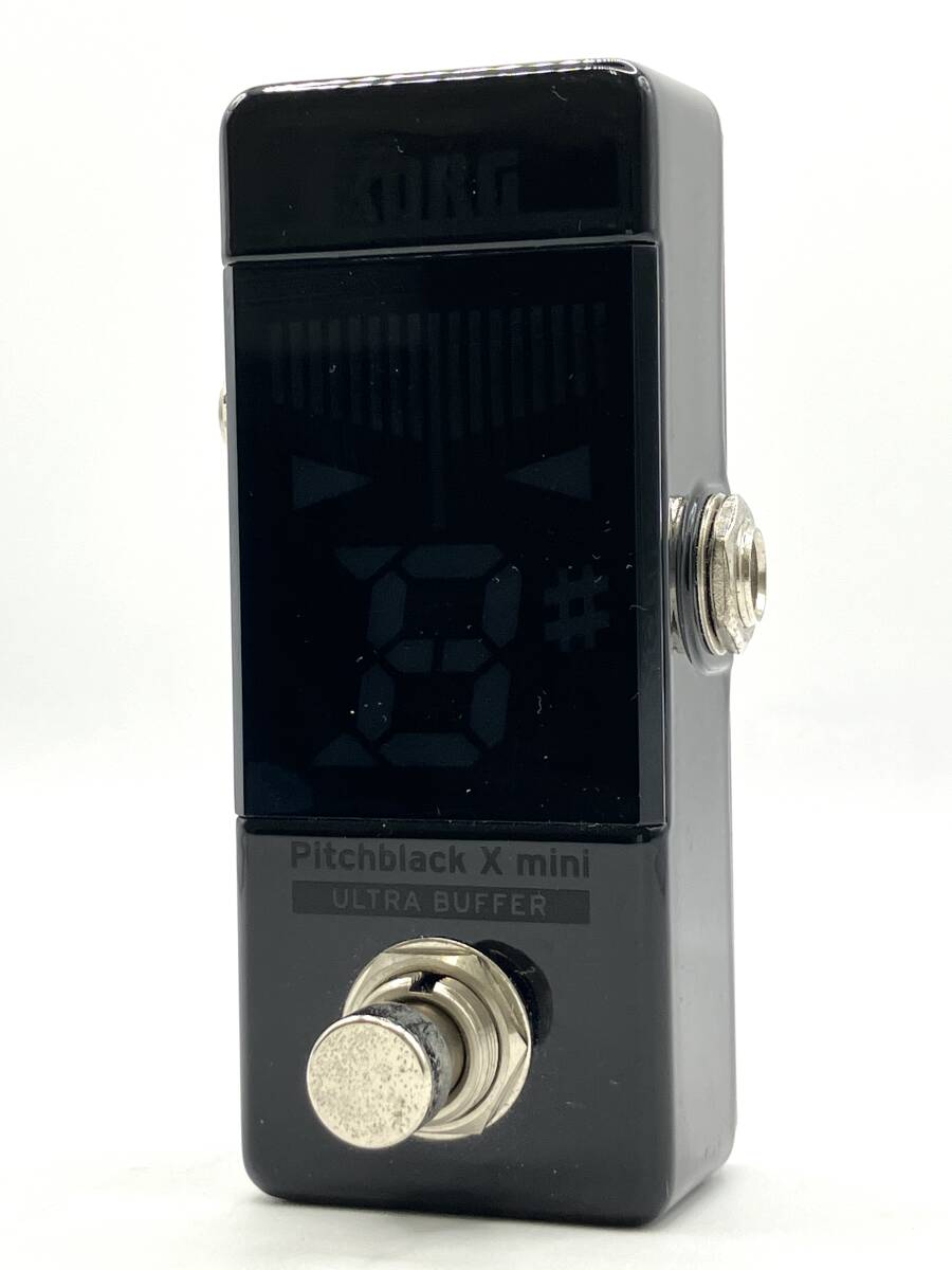 【1878】KORG コルグ Pitchblack X mini ペダルチューナー PB-X-MINI ULTRA BUFFER搭載 ギター ベース用チューナー拍卖