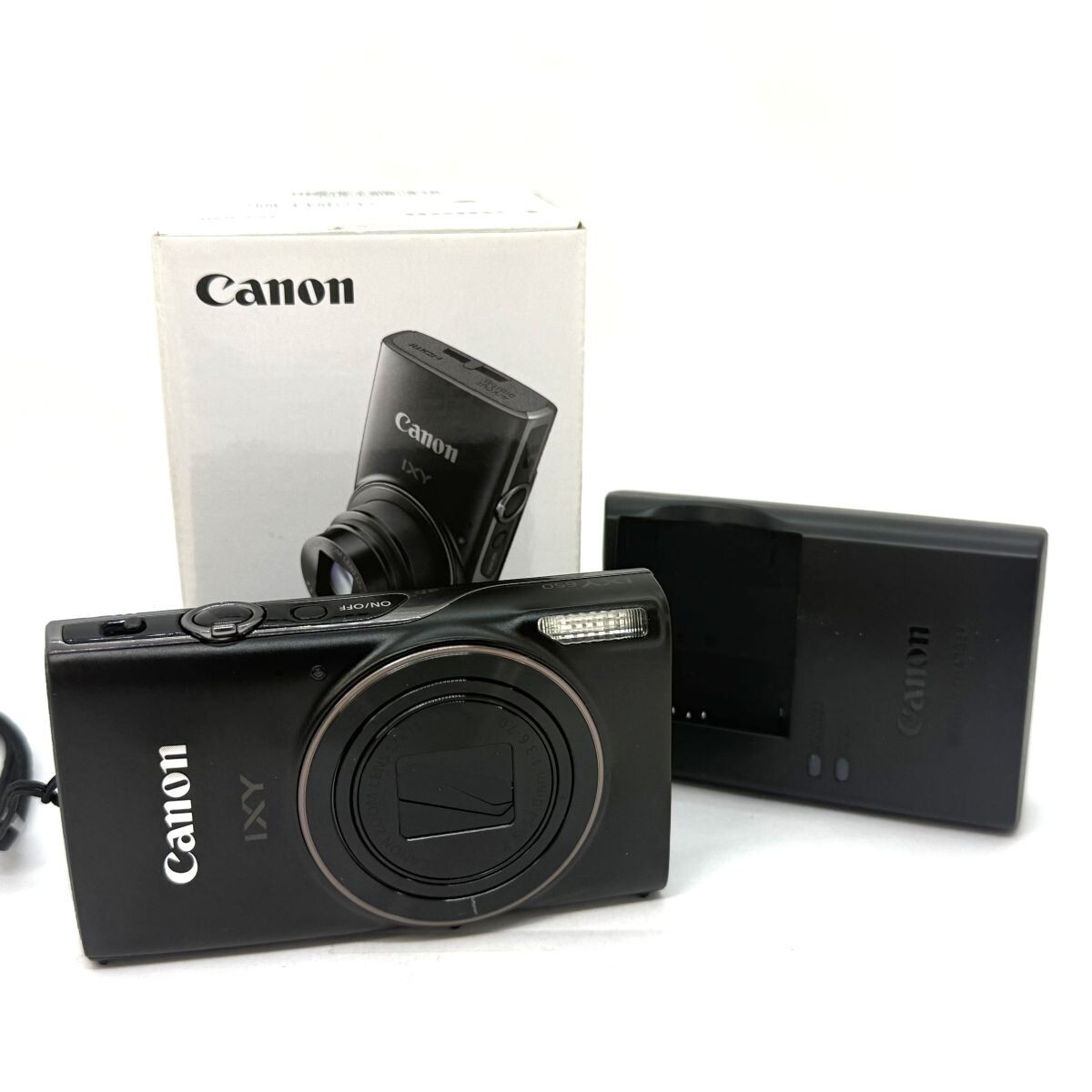 A809-O74C-1【美品】 Canon キャノン IXY 650 ブラック コンパクトデジタルカメラ コンデジ シャッター確認済み 箱付き IB拍卖