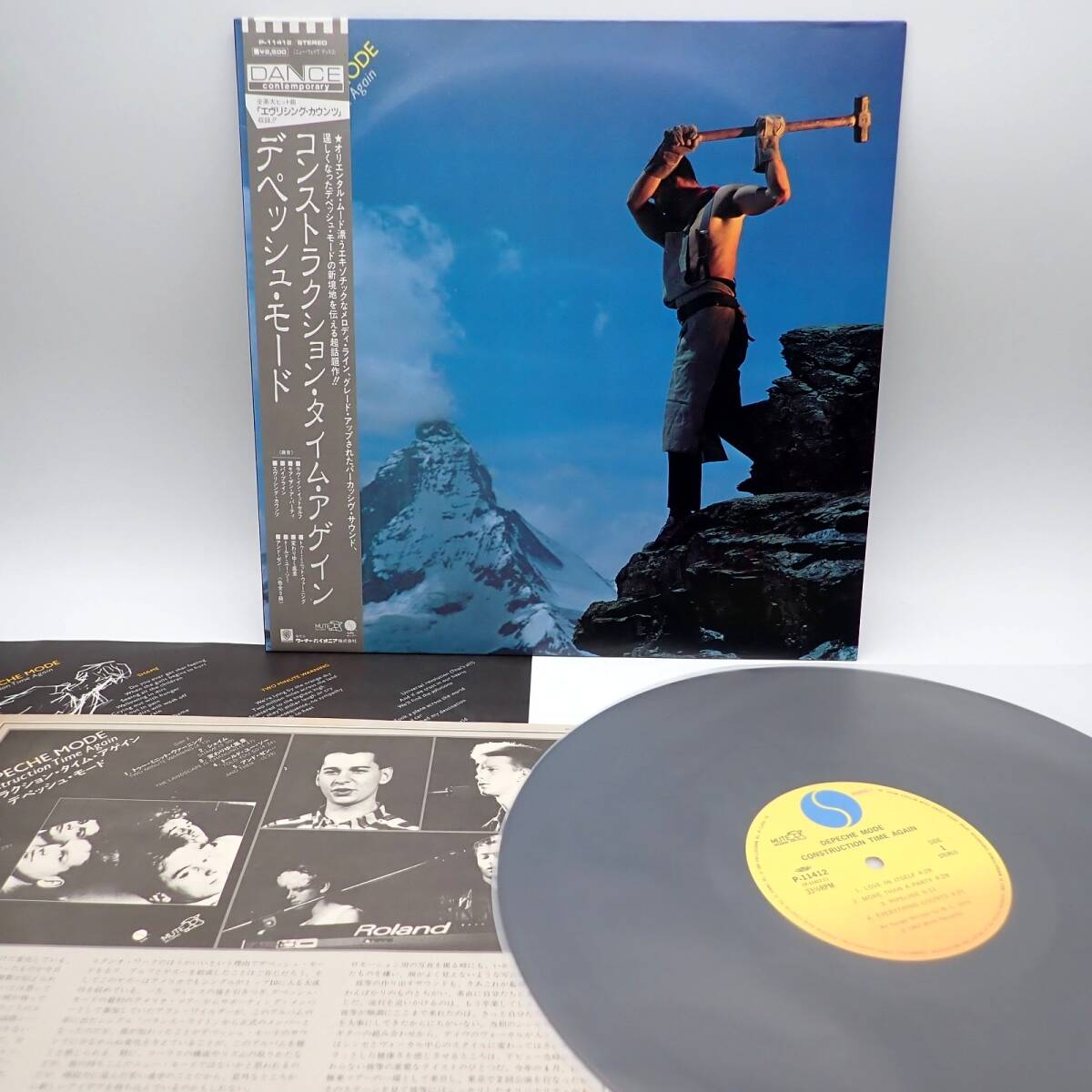 Depeche Mode デペッシュ・モード Construction Time Again P-11412 LP 帯付 レコード 国内盤 VINYL NEW WAVE拍卖