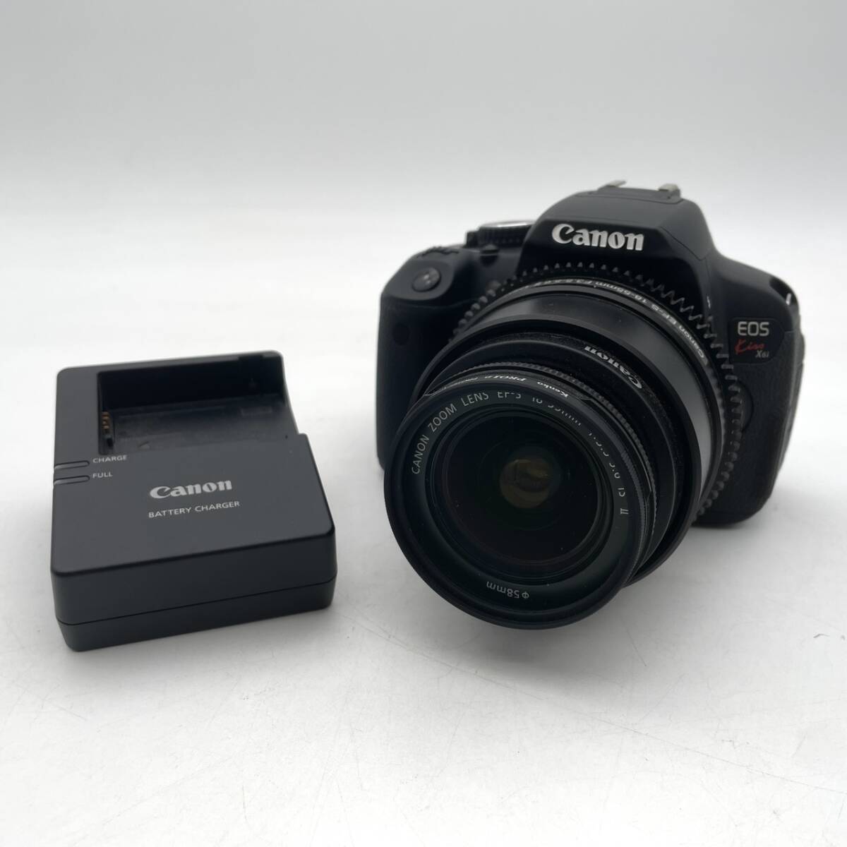 【1円~】Canon キャノン EOS Kiss X6i EF-S 18-55mm F3.5-5.6 IS II デジタル一眼レフカメラ H516拍卖