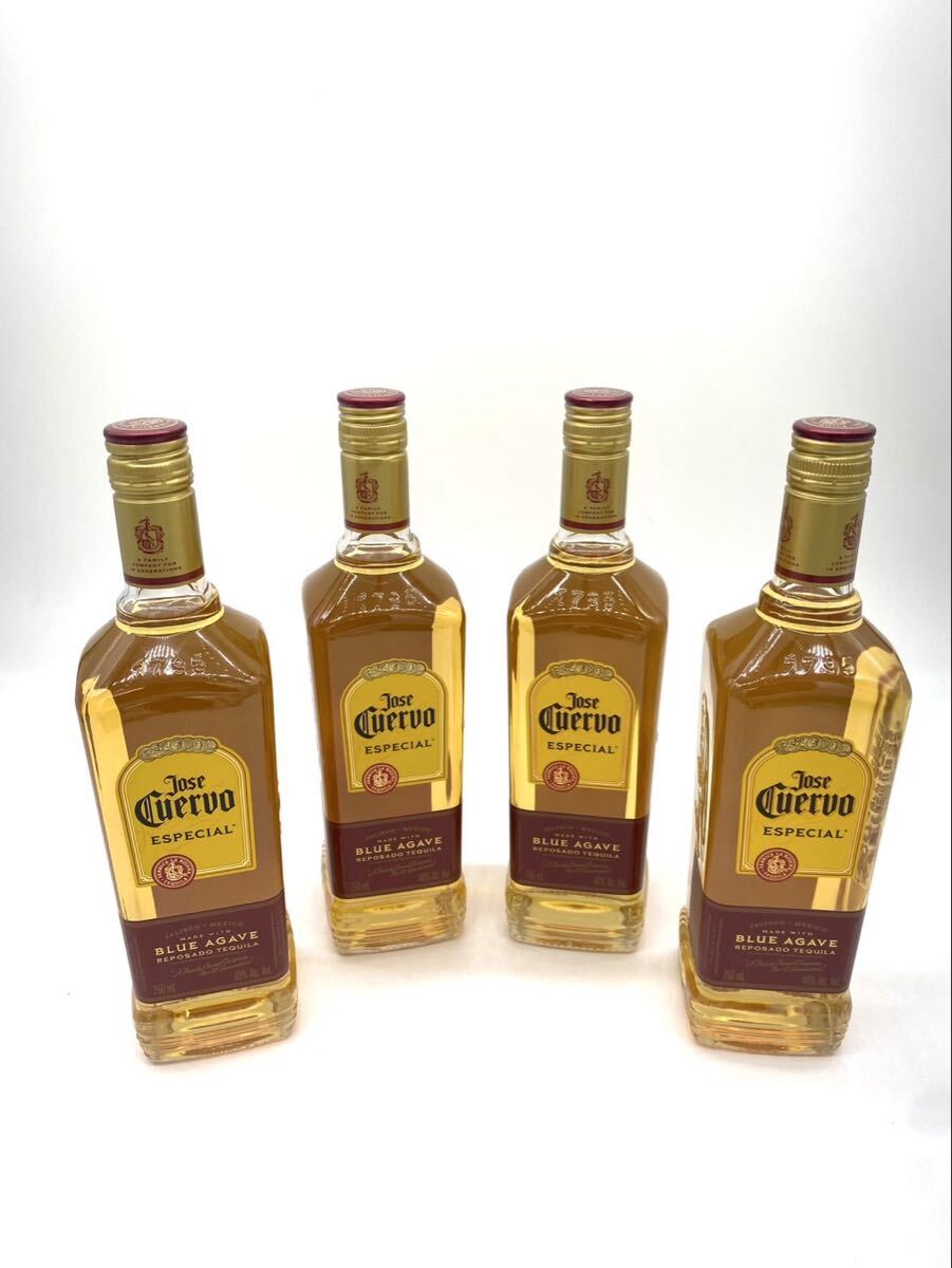 未開栓 Jose Cuervo Especial ホセ クエルボ エスペシャル テキーラ メキシコ 750ml 40度 4本セット拍卖