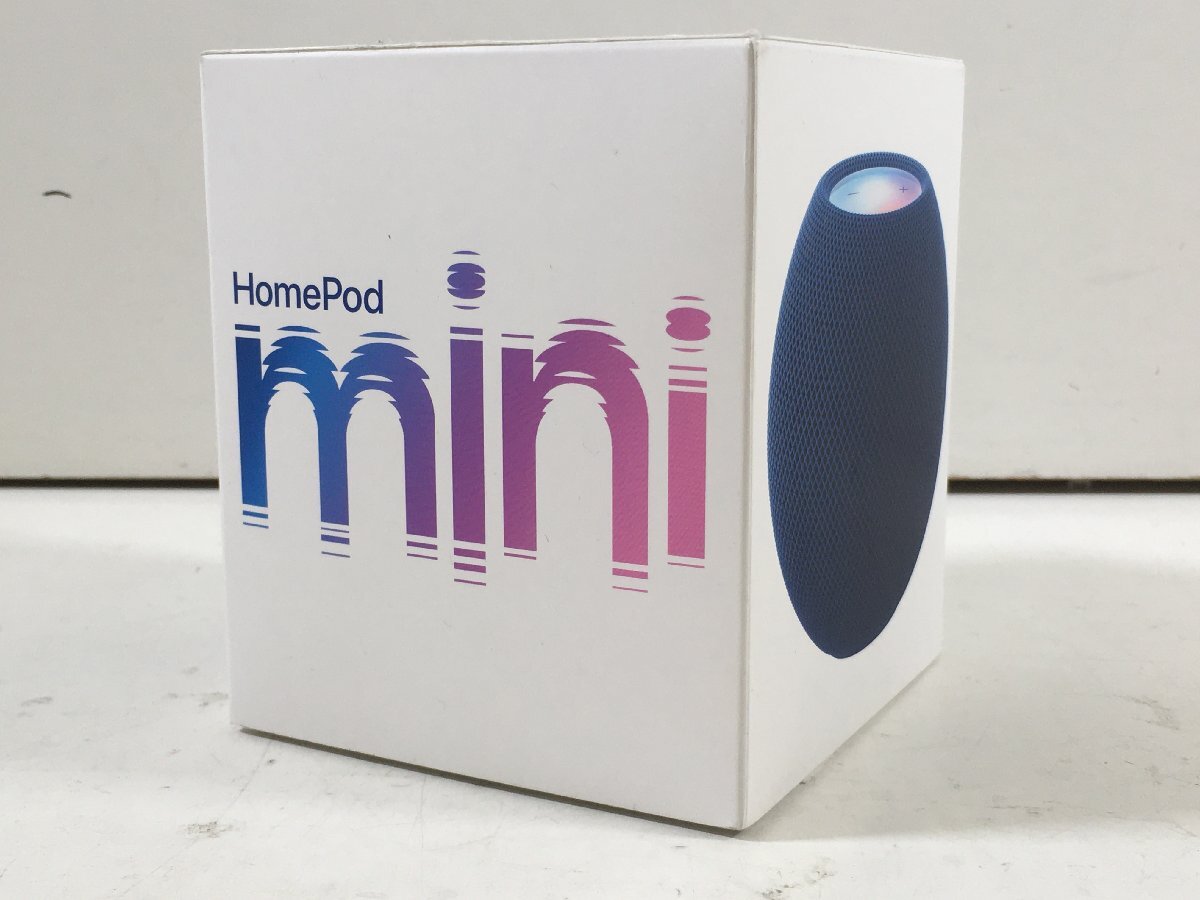 Apple アップル HomePod mini ブルー MJ2C3J/A スマートスピーカー ユーズド拍卖