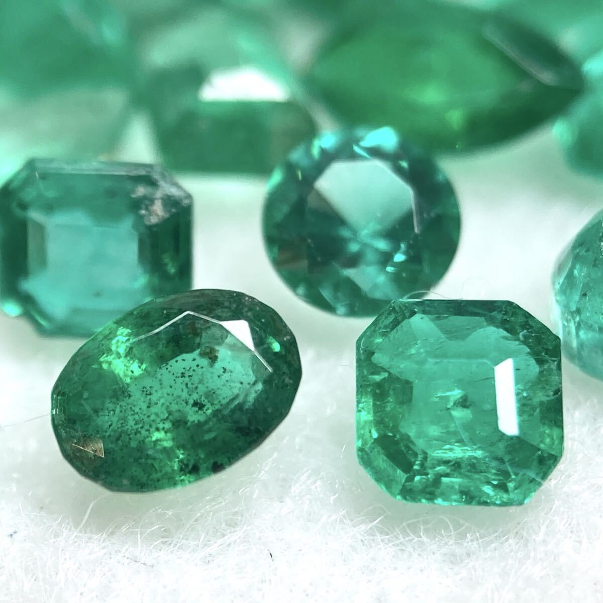 小粒!!◆天然エメラルドおまとめ25ct◆a 約5g ルース 裸石 宝石 ジュエリー jewelry emerald ベリル w3つ34拍卖