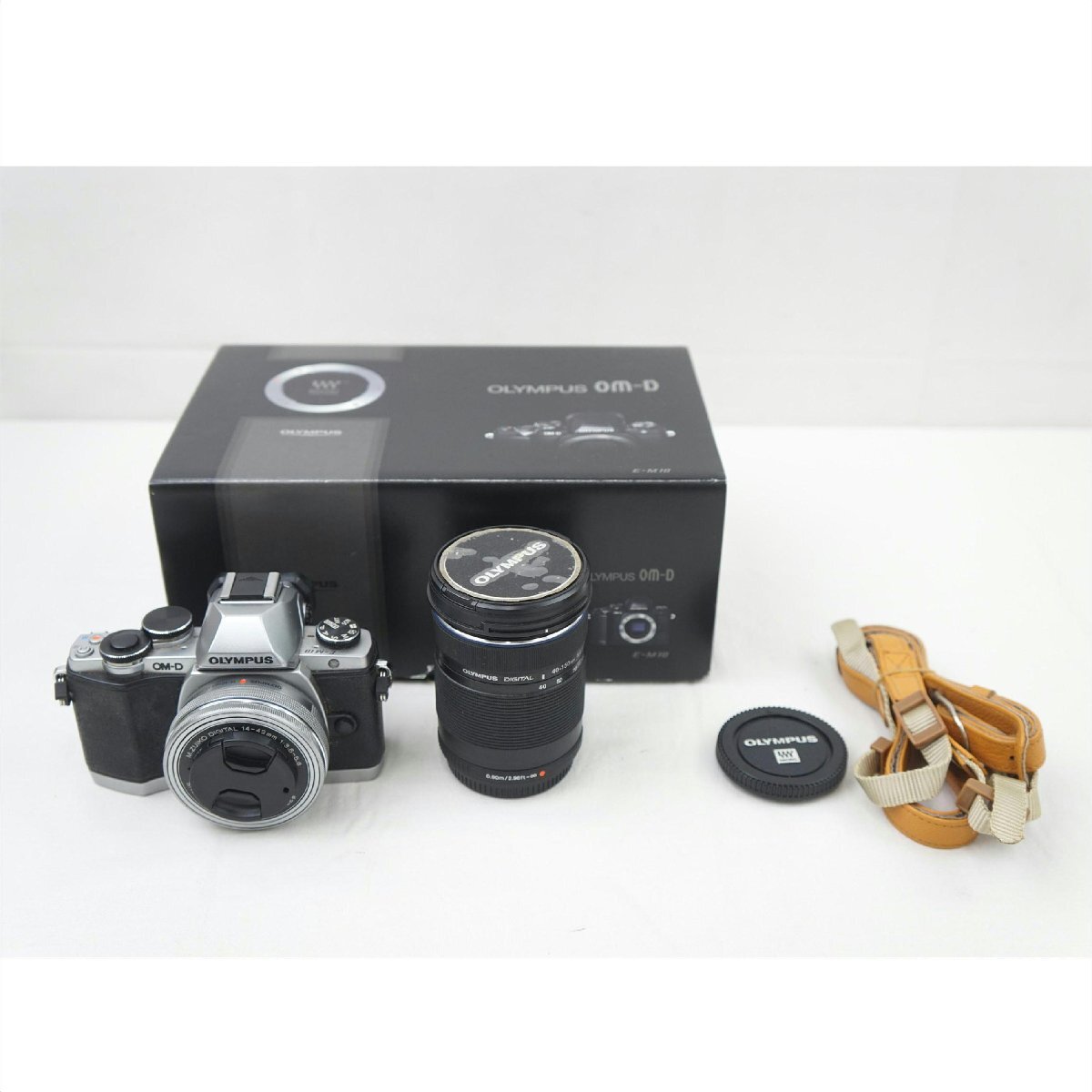 1円【ジャンク】OLYMPUS オリンパス/ミラーレス一眼 ダブルレンズキット/E-M10/67拍卖