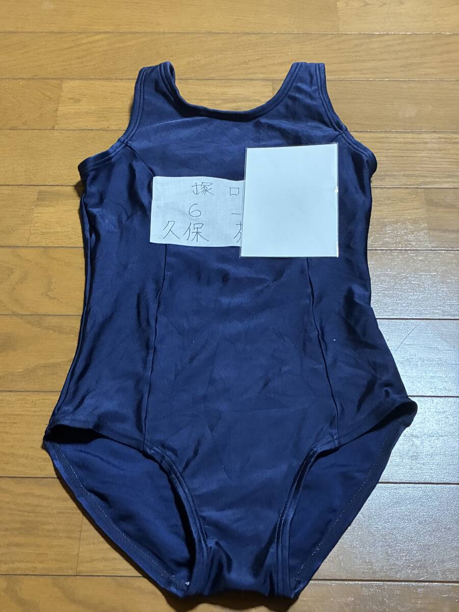 (M-108) 日本アパレル 女児 紺色 競泳水着 (L) サイズ 170センチ拍卖