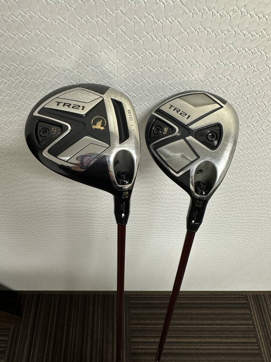 HONMA T//WORLD TR21Ti 3W HONMA Tour World TR21 5W VIZARD FD-5S ヘッドカバー付き拍卖