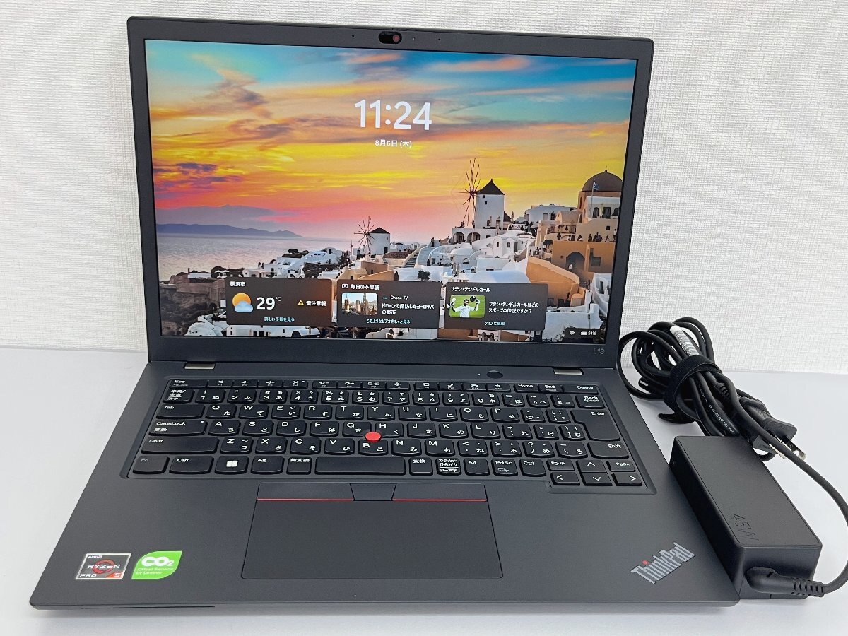 【Lenovo】ThinkPad L13 Gen4 AMD Ryzen 5 Pro 7530U/16GB/256SSD/13.3インチ/Windows11Pro/メーカー保証期間内拍卖