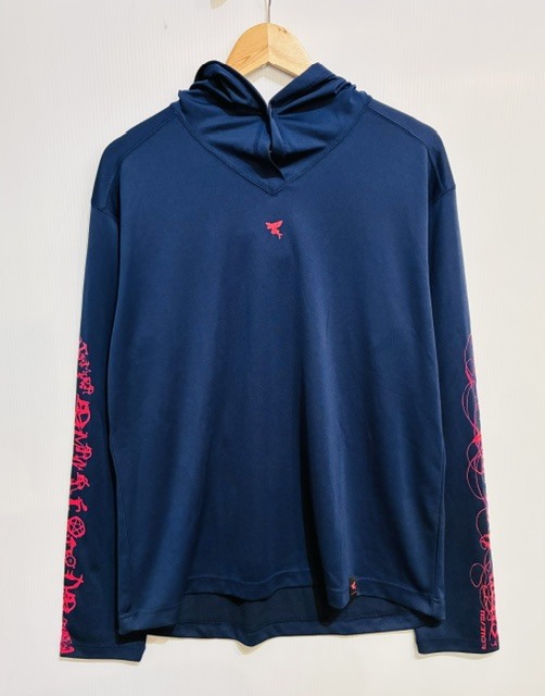冒険用品 JET SETTER ジェットセッターアルタミラ 袖プリント 長袖 シャツ パーカー JET SLOW L フィッシング ドライ 速乾 魚釣り拍卖