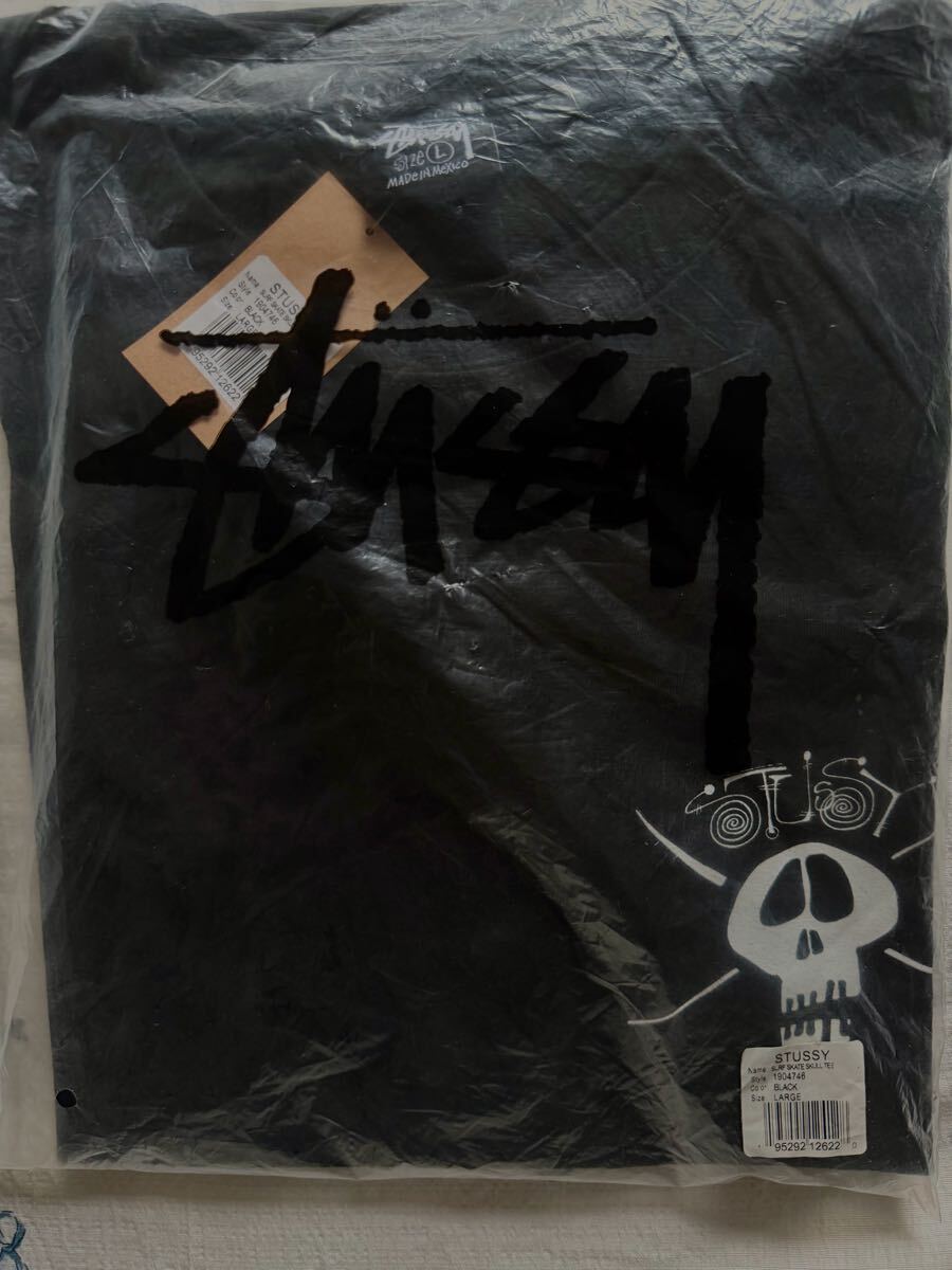 【STUSSY SURF SKATE SKULL TEE】ブラック / Lサイズ / 新品・未使用・タグ付き拍卖