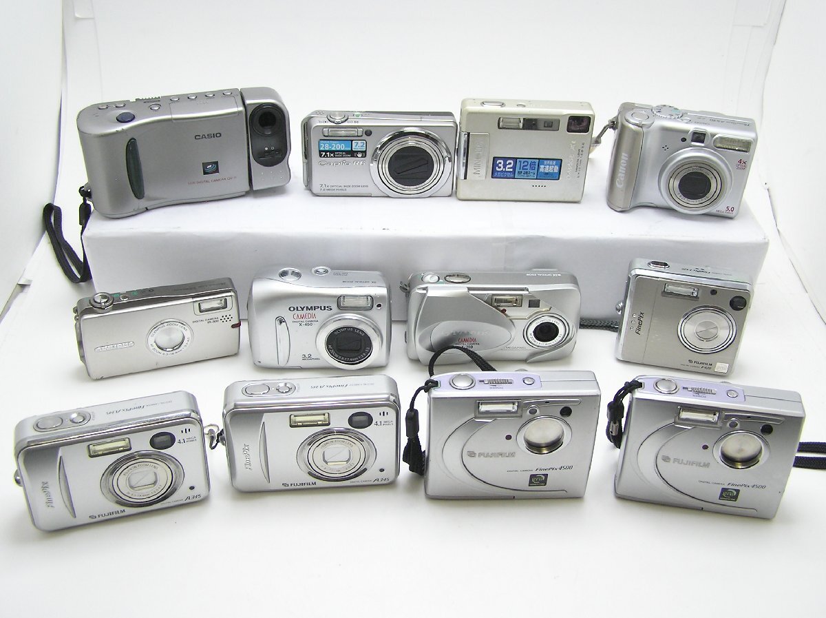 ★ハローカメラ★3320 デジタルコンパクトカメラ キャノン Canon Power Shot A530 他 合計12台 現状 動作未確認ジャンク品 即決あり拍卖