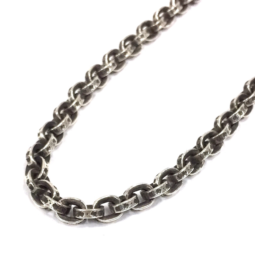 クロムハーツ ペーパーチェーン ネックレス 20インチ 925 約37.3g メンズ アクセサリー Chrome Hearts拍卖