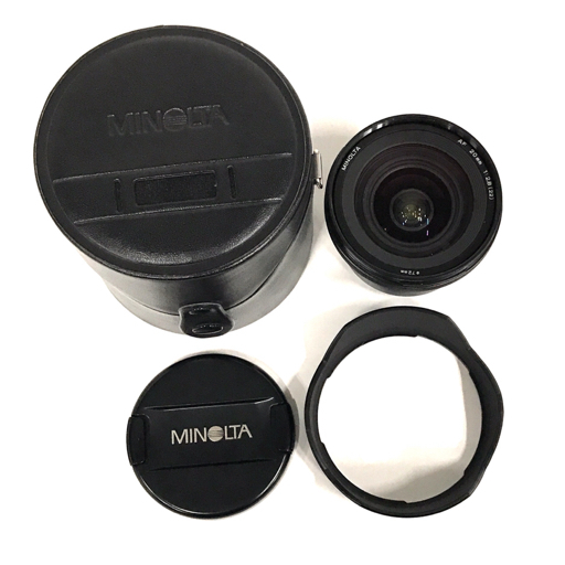 1円 MINOLTA AF 20mm F2.8 ミノルタ 広角 単焦点レンズ 光学機器 ケース付き 現状品拍卖