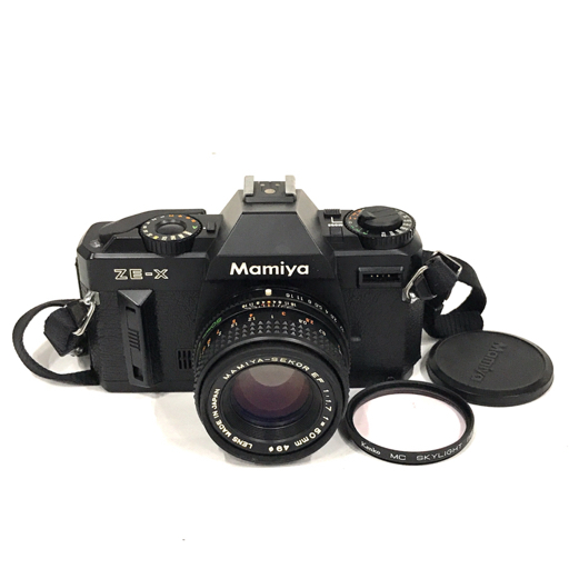 1円 Mamiya マミヤ ZE-X 一眼レフフィルムカメラ MAMIYA-SEKOR 1:1.7 f=50mm カメラレンズ 付属拍卖