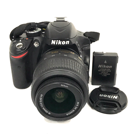 1円 Nikon D3200 AF-S DX NIKKOR 18-55mm F3.5-5.6G VR デジタル一眼レフカメラ レンズ 動作確認済 ニコン拍卖