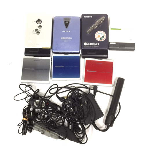 1円 ソニー ウォークマン WM-EX610 WM-EX600 カセットプレーヤー Panasonic SJ-MJ59 MDプレーヤー まとめ 現状品拍卖