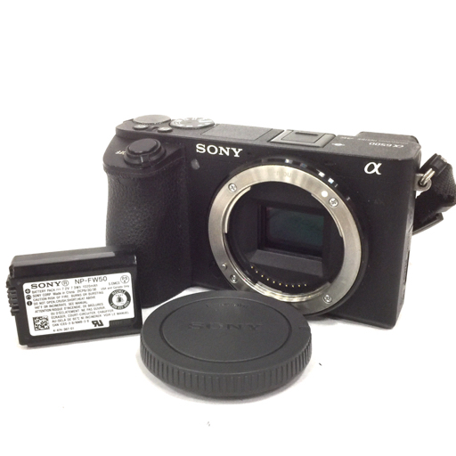 1円 SONY α6500 ILCE-6500 ミラーレス一眼カメラ ボディ 通電確認済み ジャンク ソニー L161050拍卖