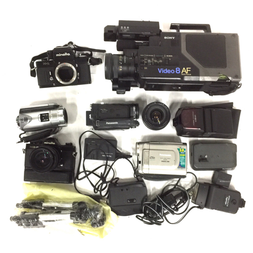 1円 minolta X-1 XG-S 他 パナソニック ソニー ミノルタ 等 カメラ レンズ 光学機器 まとめセット拍卖