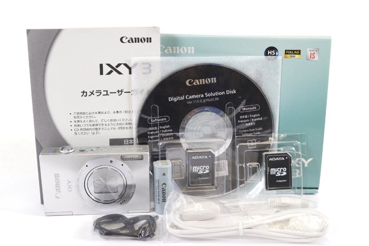 CANON キャノン IXY 3 PC1736 イクシー コンパクトカメラ デジタルカメラ コンデジ デジカメ 動作確認未 2601-SS拍卖