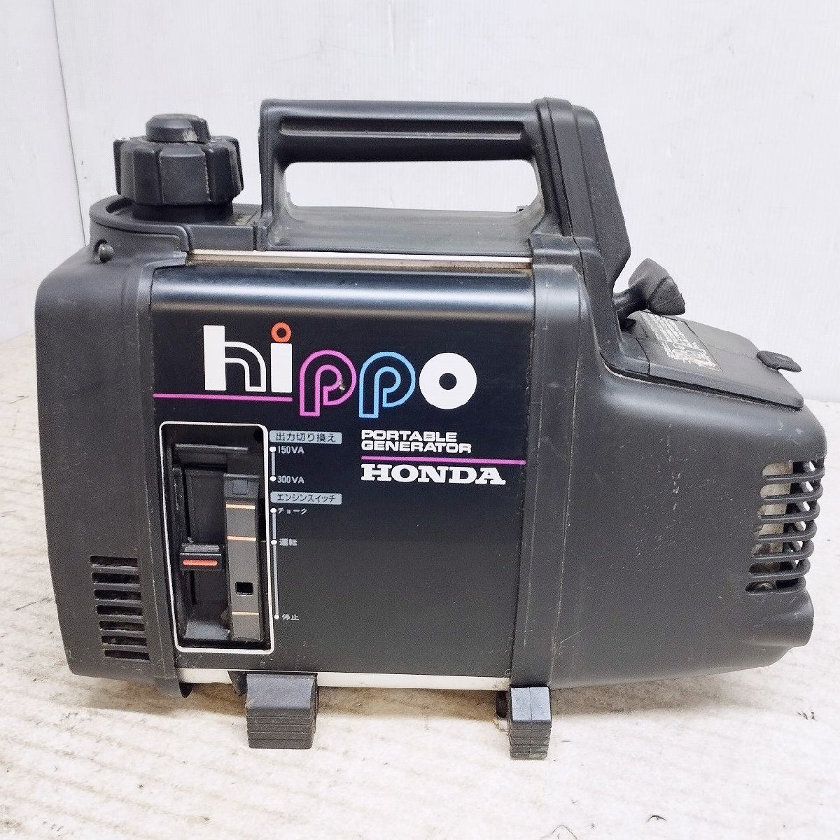 HONDA ホンダ 小型エンジン発電機 EX300 hippo ヒッポ 100V 60Hz 300VA ポータブル発電機 レトロ ジャンク拍卖