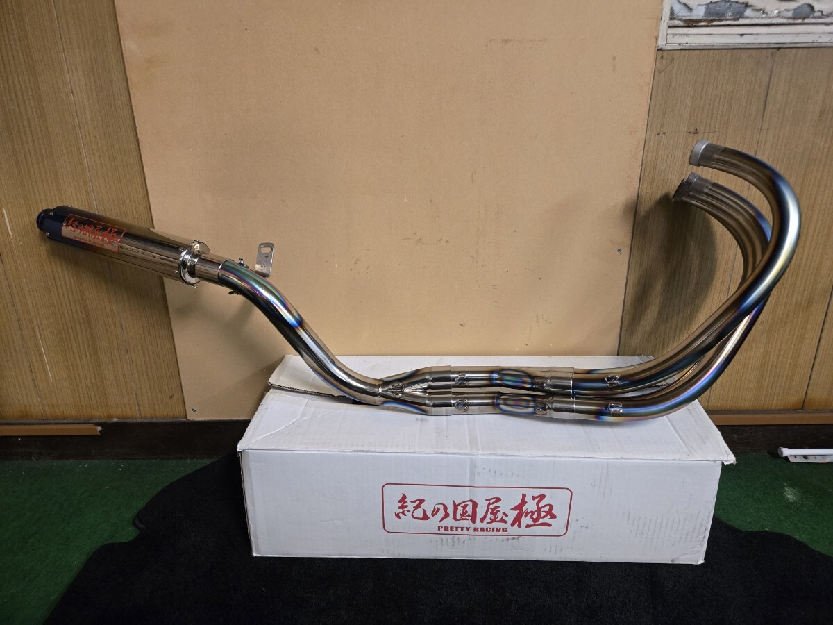 超希少 CBX400F 紀の国屋極チタン 10本限定 完売品 最強マフラー PrettyRacing×紀の国屋 プリティー 拍卖