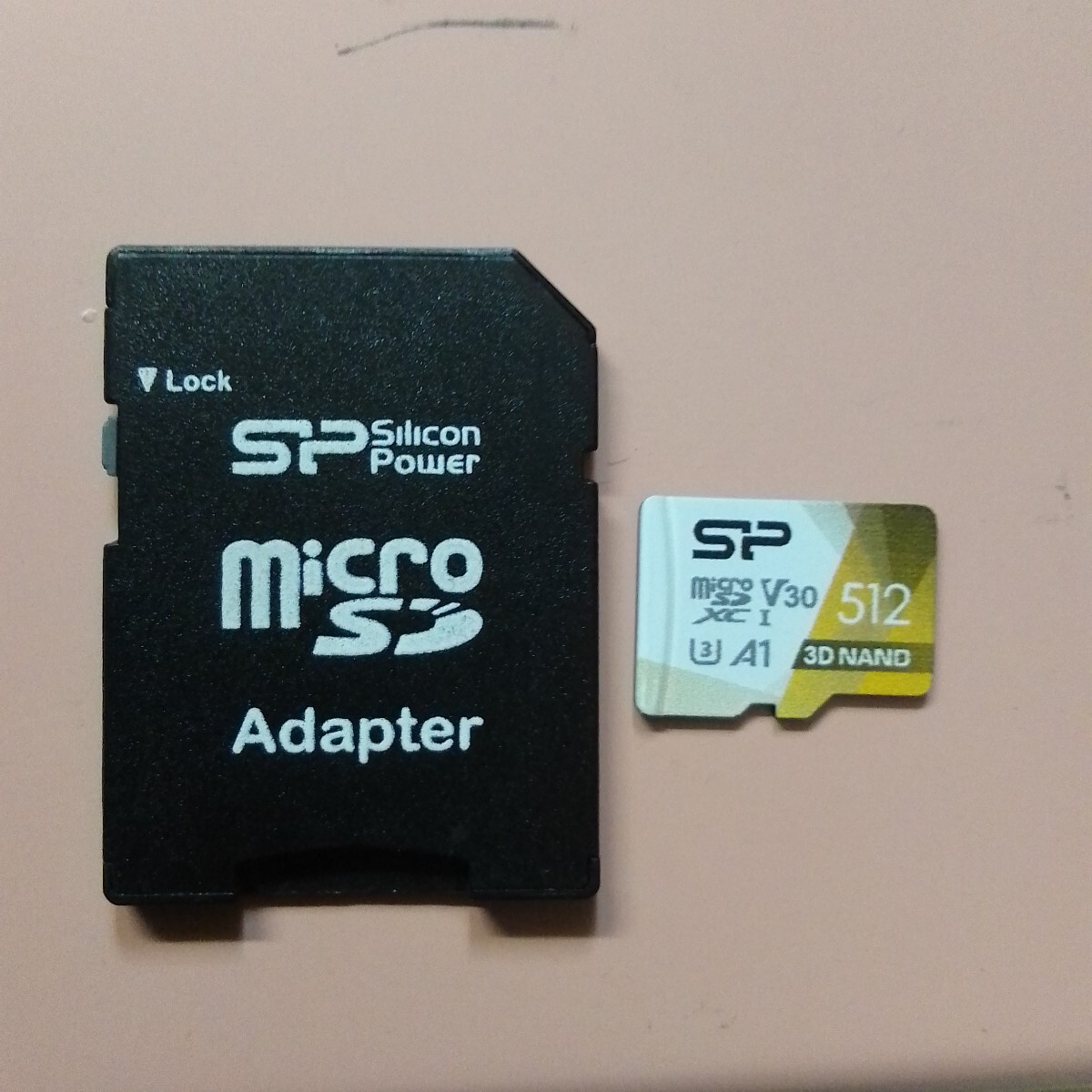 ② 未使用品 Silicon Power microSDXC 512GB V30 A1 3D NAND アダプター、ケース付拍卖