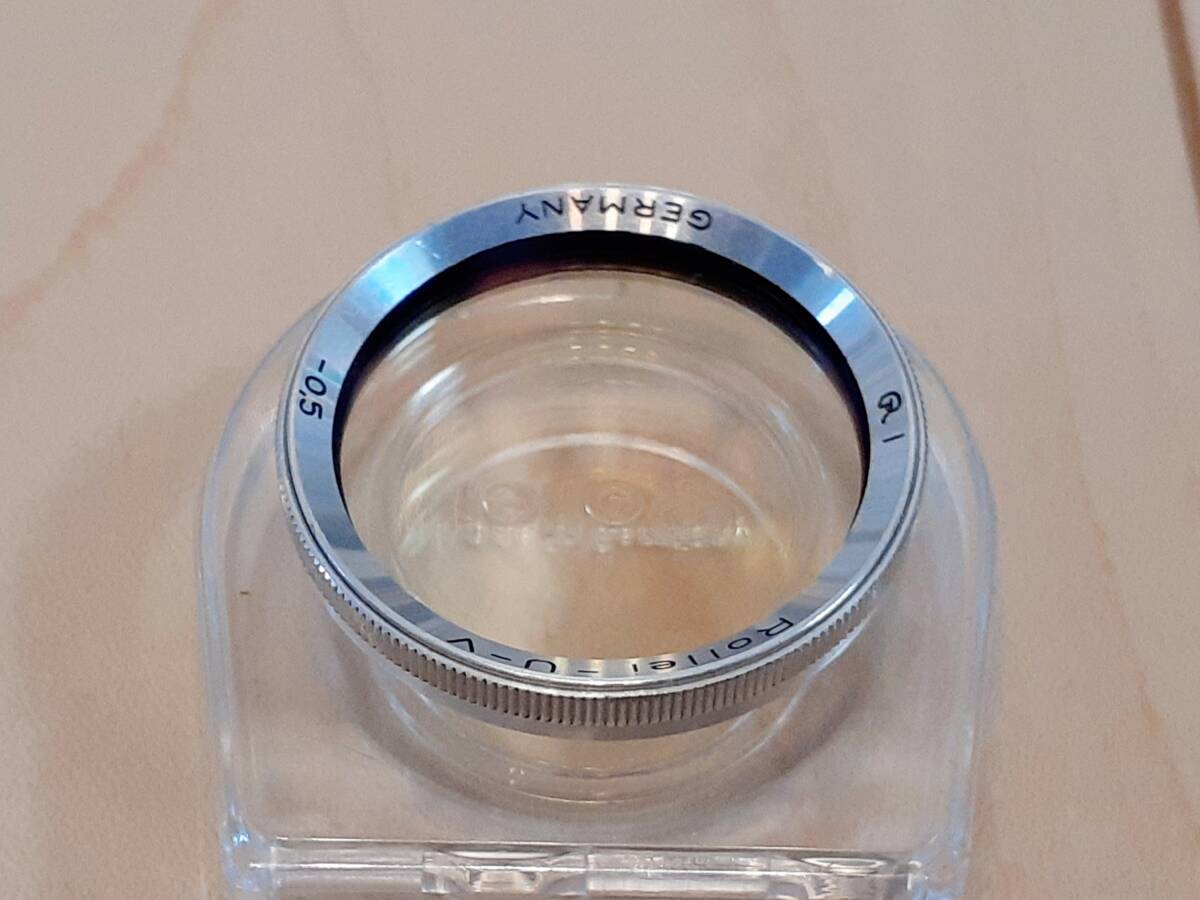★Rolleiflex ローライフレックス UV フィルター T Bay1 テッサー 3.5 28.5 プラケース付属【美品】①拍卖