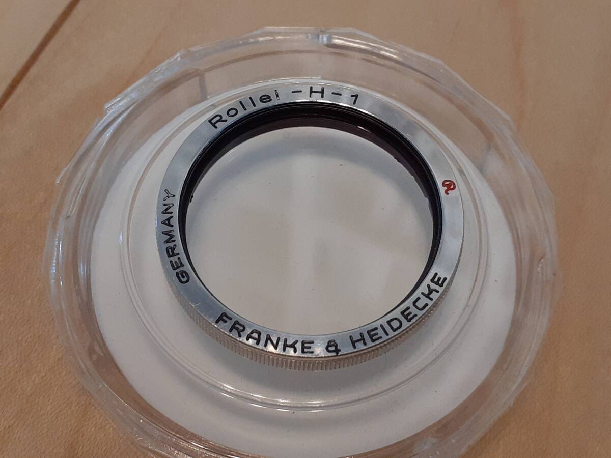 ★Rolleiflex ローライフレックス H-1 UV フィルター T Bay1 テッサー 3.5 28.5 プラケース付属【美品】②拍卖