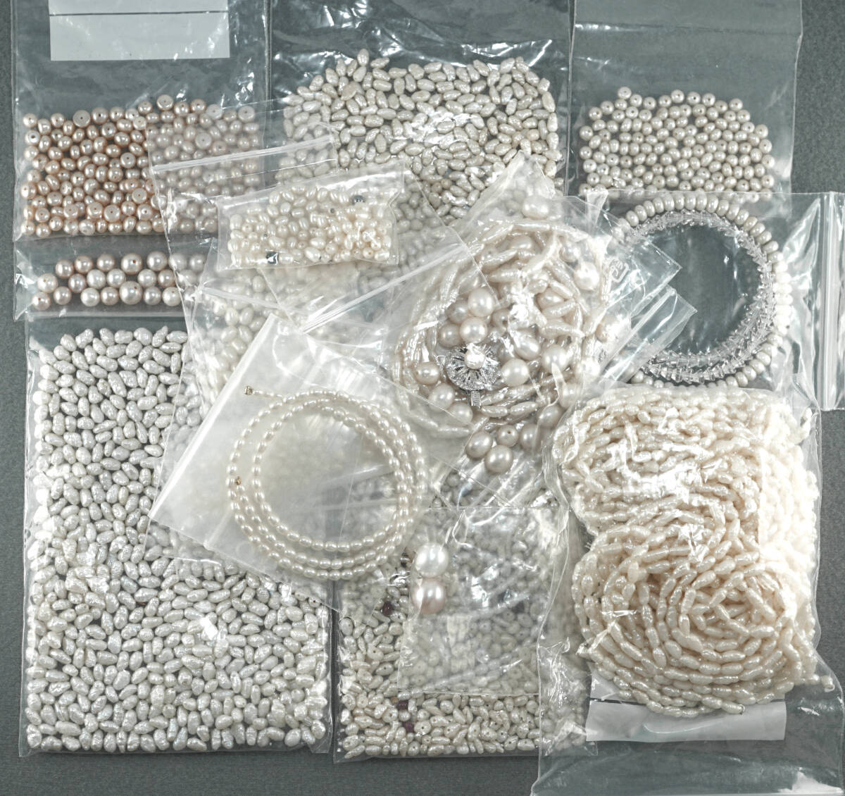 ▲おまとめ天然パール 他 最高級 約300.0g(風袋込み) 連材 ルース 宝石 ジュエリー jewelry拍卖