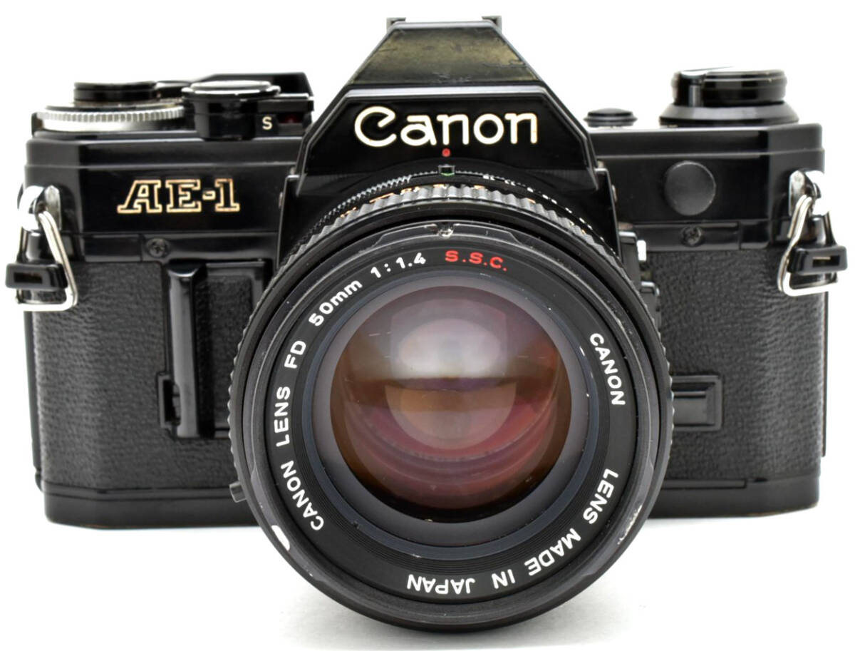 キヤノン Canon AE-1 ブラック FD 50mm F/1.4 S.S.C. 拍卖